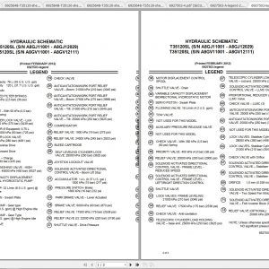 Bobcat Telescopic Handler T35120 Hydraulic Electrical Schematic 2