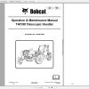 Bobcat Telescopic Handler TL40140 TL40180 Operation Maintenance Manuals 2