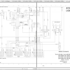 Bobcat Telescopic Handler TL470 Hydraulic Electrical Schematic 1