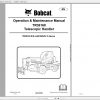 Bobcat Telescopic Handler TR38160 EVO Operation Maintenance Manuals 1