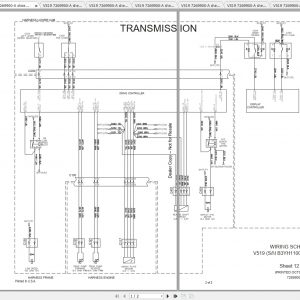 Bobcat VersaHANDLER TTC V519 Hydraulic Electrical Schematic 1