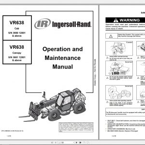 Bobcat VersaHandler TTC VR638 Operation Maintenance Manual22806483 1