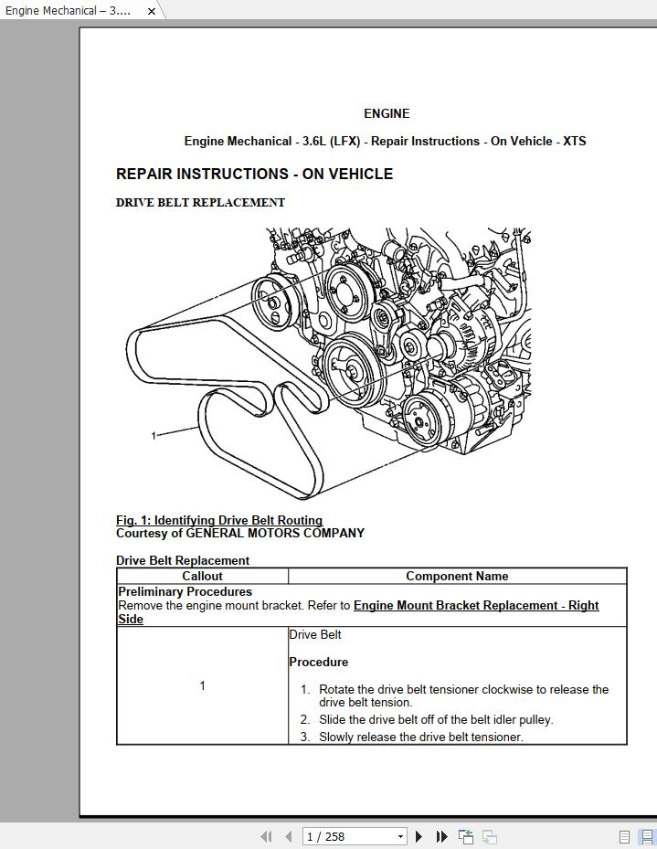 Cadillac XTS 20122016 Service Repair Manual & Electrical Wiring Diagrams