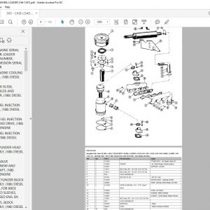 Case CNH Wheel Loaders Parts Manuals 1