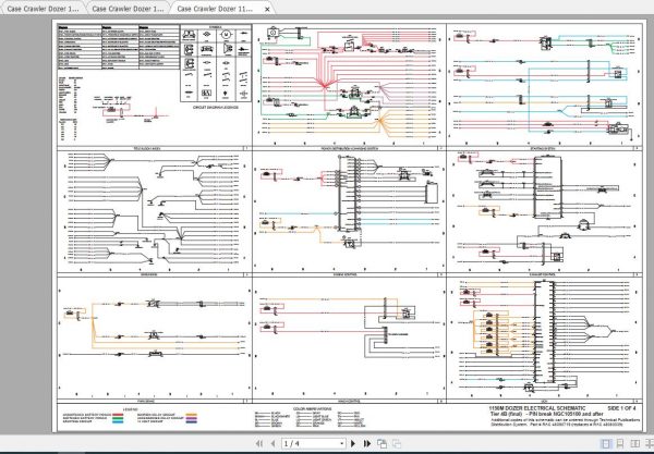 Case Crawler Dozer 1150M 1650M Electrical Schematic 1