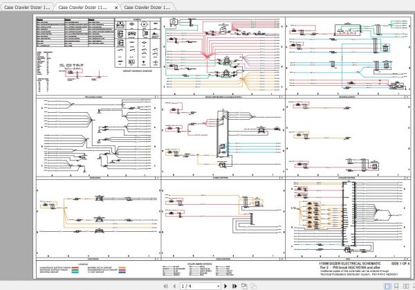 Case Crawler Dozer 1150M 1650M Electrical Schematic 2