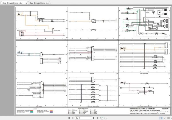 Case Crawler Dozer 1650M Electrical Schematic 2