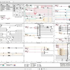 Case Crawler Dozer 850M Tier 4B Electrical Schematic 1