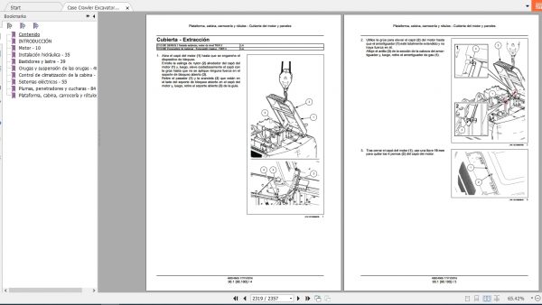 Case Crawler Excavator CX220C CX240C Repair Manual48024965ES 3