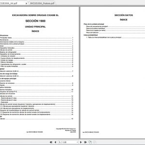 Case Crawler Excavator CX240B SL Service Manual84318100AES 2