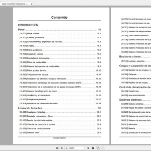 Case Crawler Excavator Cx250D Service Manuales 2