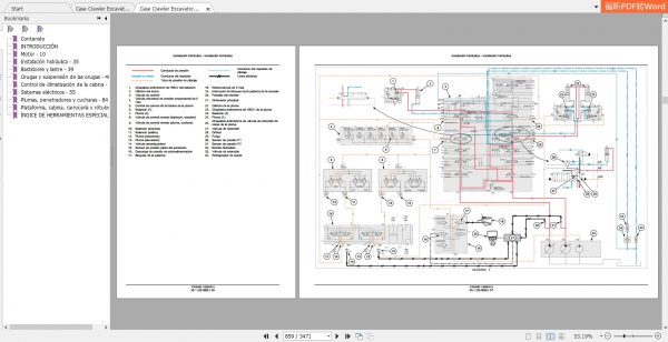 Case Crawler Excavator CX250D Service ManualES 3