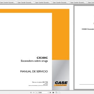 Case Crawler Excavator CX300C Service ManualES 2