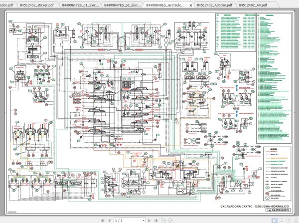 Case Crawler Excavator CX470C Service ManualES 3