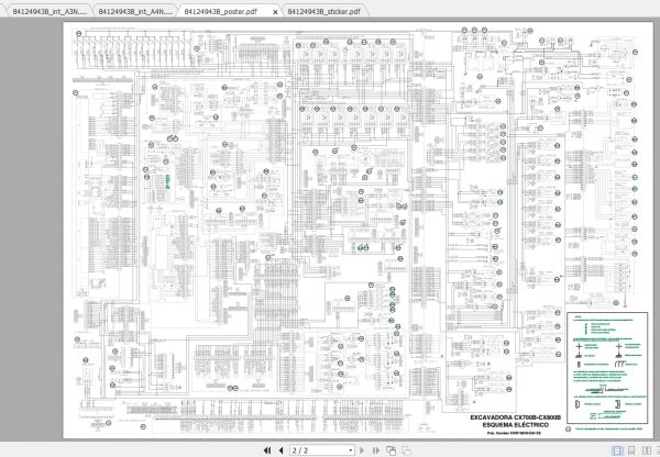 Case Crawler Excavator CX700B Service Manual84124943BES 3