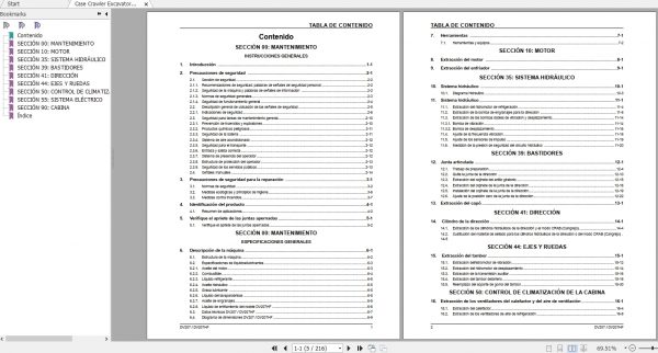 Case Crawler Excavator DV207 DV207HF Service Manual47508264ES 2