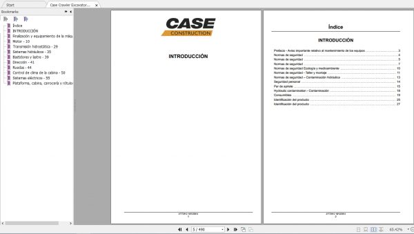Case Crawler Excavator DV209C DV210C Service Manual47772912ES 2