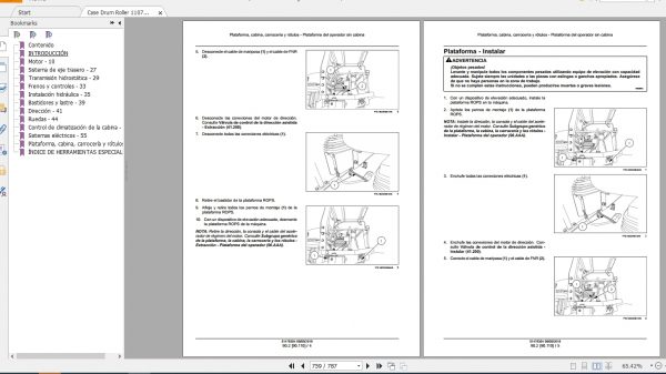 Case Drum Roller 1107EX Service ManualES 3