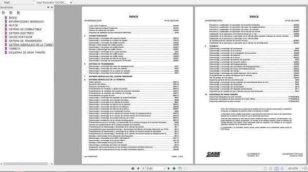 Case Excavator CX145C SR Service Manual47395867BES 2
