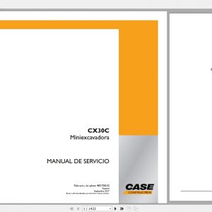 Case Mini Excavator CX30C Service Manual48175010ES 1
