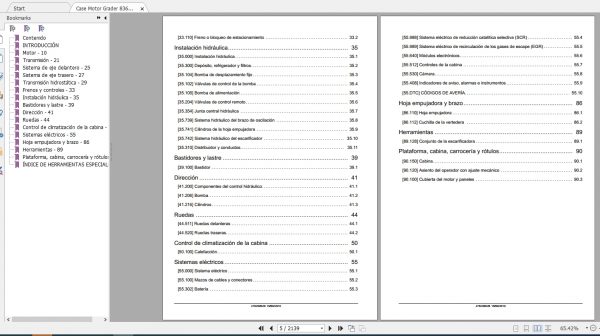 Case Motor Grader 836CAWD 856CAWD Service ManualES 2