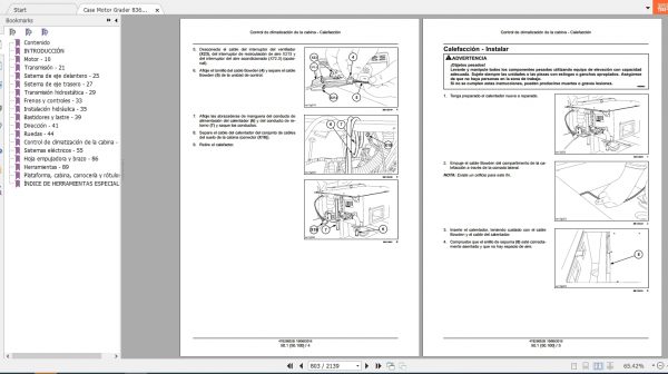 Case Motor Grader 836CAWD 856CAWD Service ManualES 3