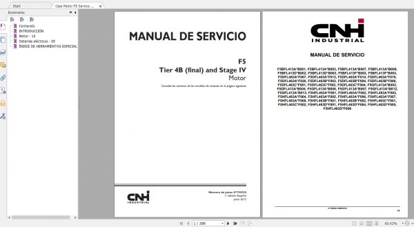 Case Motores Series Engines Service Instrucciones ManualES 3