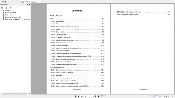 Case Motores Series Engines Service Instrucciones ManualES 4