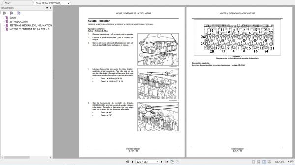 Case Motores Series Engines Service Instrucciones ManualES 5