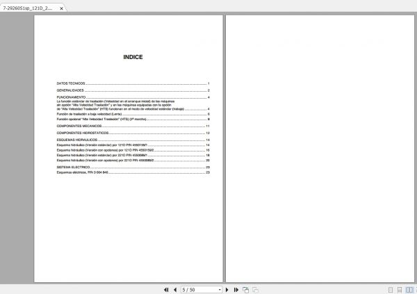 Case Skid Steer Loader 121D 221D Technical ManualES 2