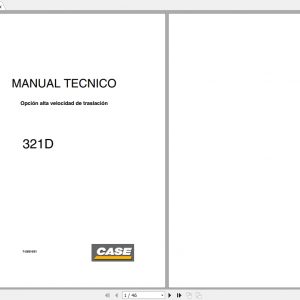 Case Skid Steer Loader 321D Technical ManualES 1