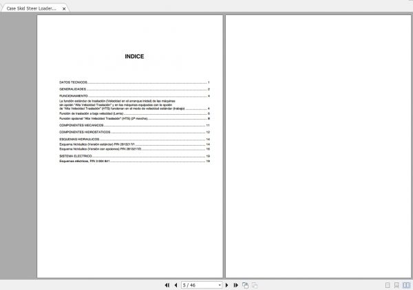 Case Skid Steer Loader 321D Technical ManualES 3