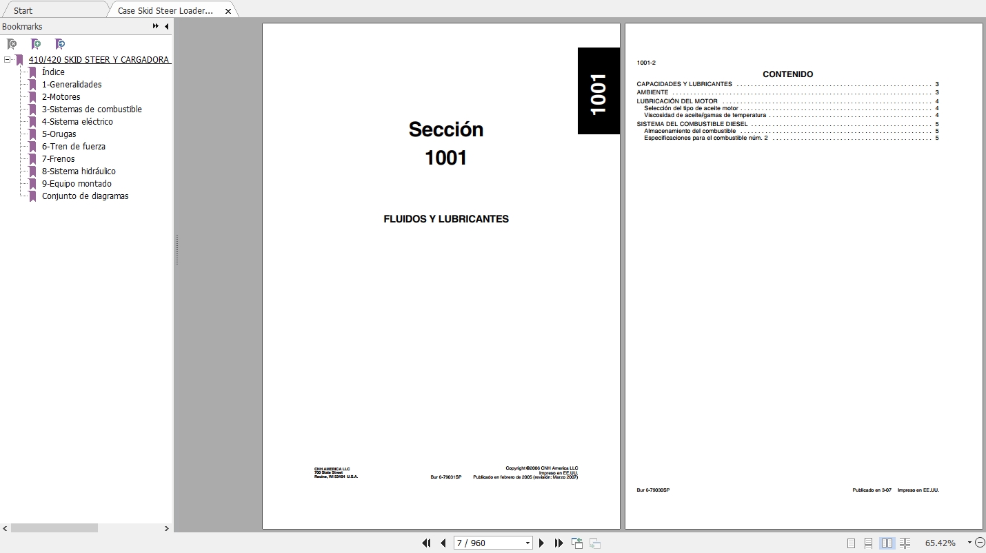 Case Skid Steer Loader 410 420 Repair ManualES 2