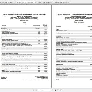 Case Skid Steer Loader 430 440 440Ct Repair Manuales 1