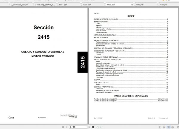 Case Skid Steer Loader 50 Service ManualES 2