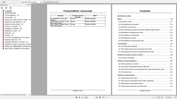 Case Skid Steer Loader 521G Service ManualES 3