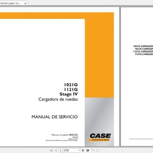 Case Wheel Loader 1021G 1121G Service ManualES 1