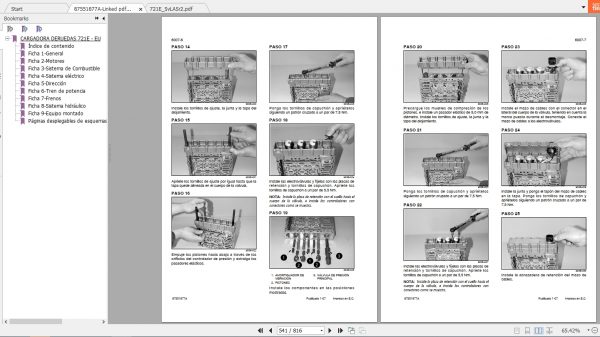 Case Wheel Loader 721E Repair Instrucciones ManualES 4