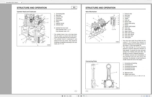Caterpillar 6D16 Diesel Engine Service Manual99709 68120 2