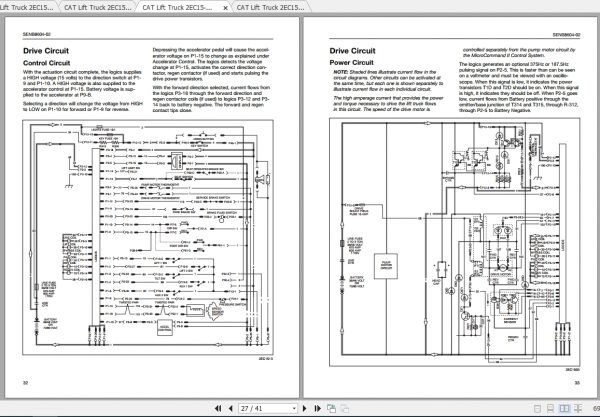 Caterpillar Lift Truck 2EC15 30 Service Manuals 3
