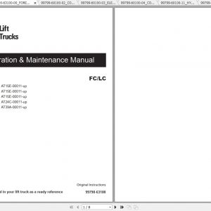Caterpillar Lift Truck DP100N1 Service Manuals 1