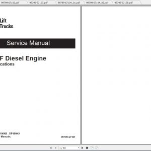 Caterpillar Lift Truck DP100N2 Service Manuals 1