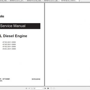 Caterpillar Lift Truck DP100NM1S Service Manuals 1