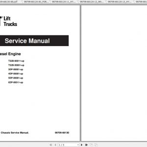 Caterpillar Lift Truck DP100 Service Manuals 1