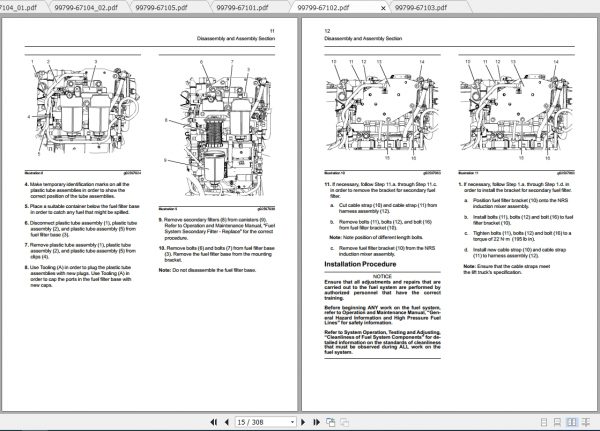 Caterpillar Lift Truck DP120N2 Service Manuals 4