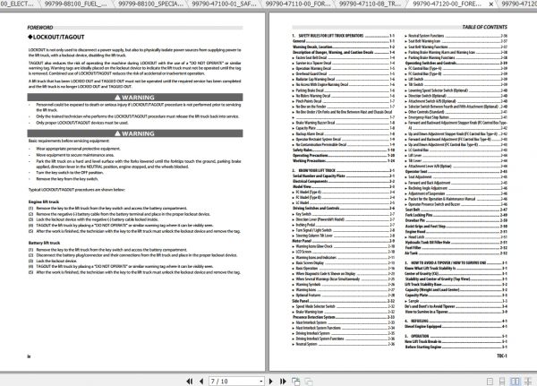 Caterpillar Lift Truck DP135NM1S Service Manuals 2