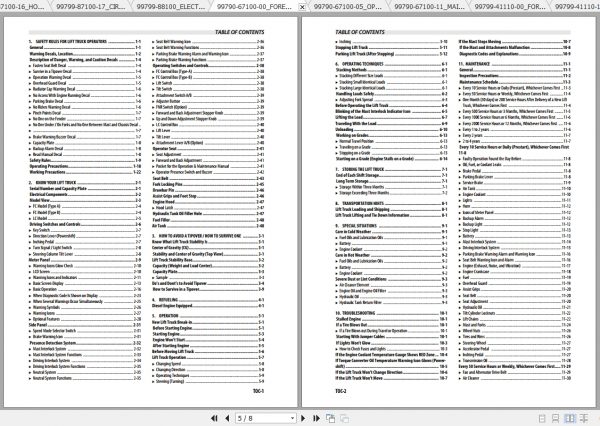 Caterpillar Lift Truck DP135NM1 Service Manuals 3