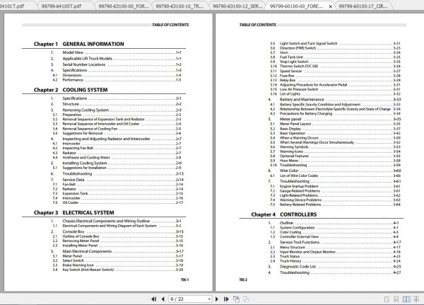 Caterpillar Lift Truck DP150N1 Service Manuals 2