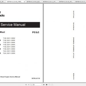 Caterpillar Lift Truck DP150NM1 Service Manuals 1
