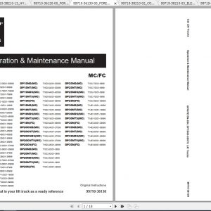 Caterpillar Lift Truck DP25NTS Service Manuals 2